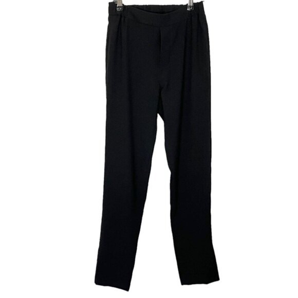Nili Lotan Cropped Slouchy Stretch-Crepe Pants Black Women’s 0 - Picture 9 of 14